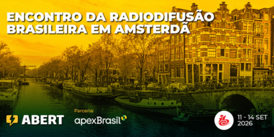 ABERT participa pela primeira vez da IBC SHOW, em Amsterdã