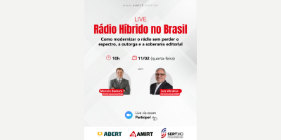 ABERT participa de debate da AMIRT sobre rádio híbrido