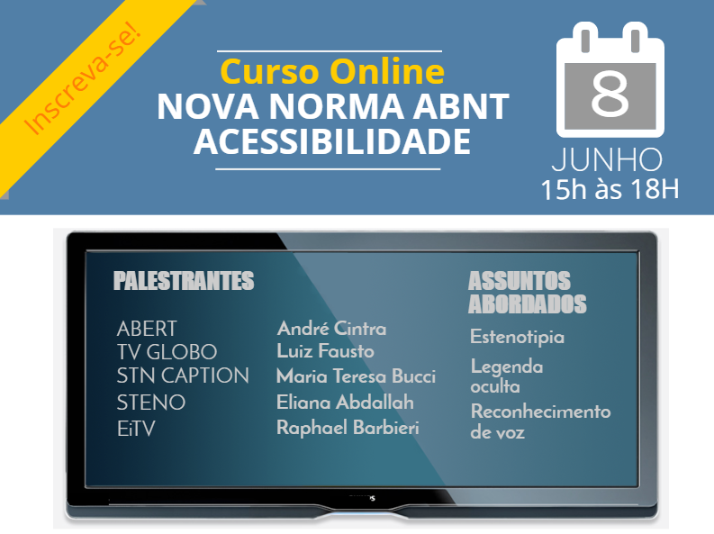 EAD Acessibilidade normas ABNT 08.06