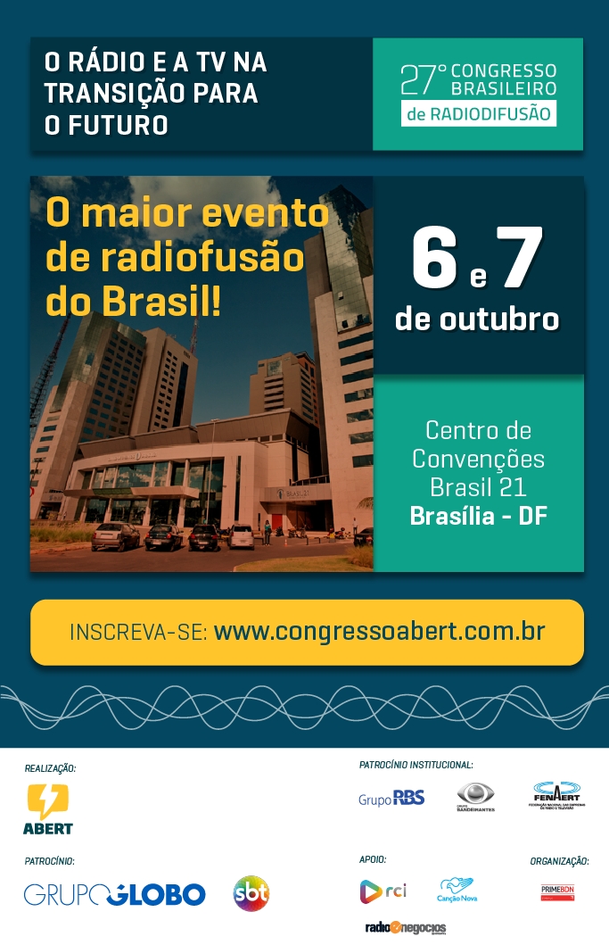 Inscrições para o 27º Congresso ganham 0800